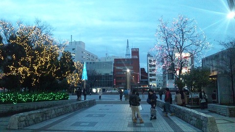 １２月３０日　夜の高知 (1)